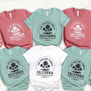 California Family Vacation Shirts: Santa Monica Beach Trip 2025