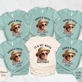 Custom Birthday Crew Shirts: Personalized Photo Party Tees