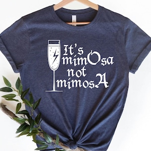 It&#39;s Mimosa Not Mimosa shirt, Wizard Shirt, Best friends shirt, Book reading magic shirt, bookish shirt, gift for reader, vacation shirt