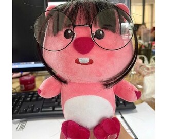 Kawaii Wigs with Glasses Plush Toy Loopy