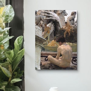Queer Gaze Collage Print, Italien Ästhetik, Gay Queer LGBTQ+