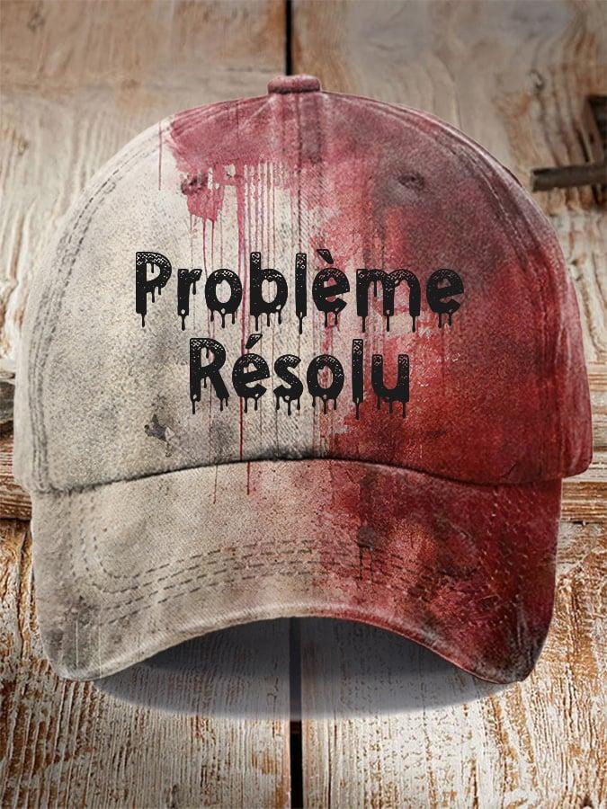 I Am The Problem Funny Baseball Cap - Washed Denim, Adjustable, Vintage Style, For Men & Women - View #9