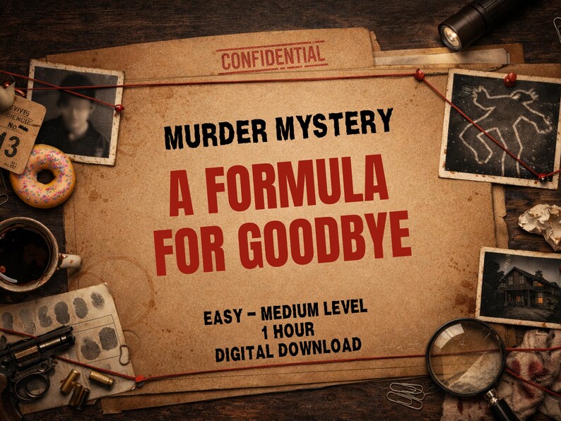 Printable Murder Mystery | Digital Download Game | Detective True Crime ...