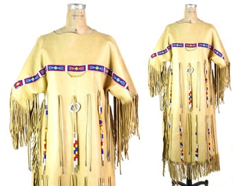 apache buckskin dress