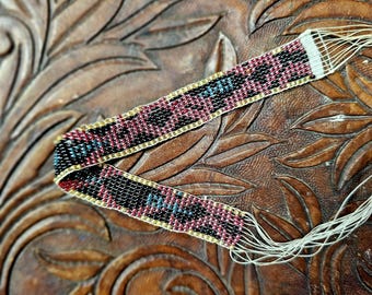 Vintage Loom Beaded Choker or Bracelet