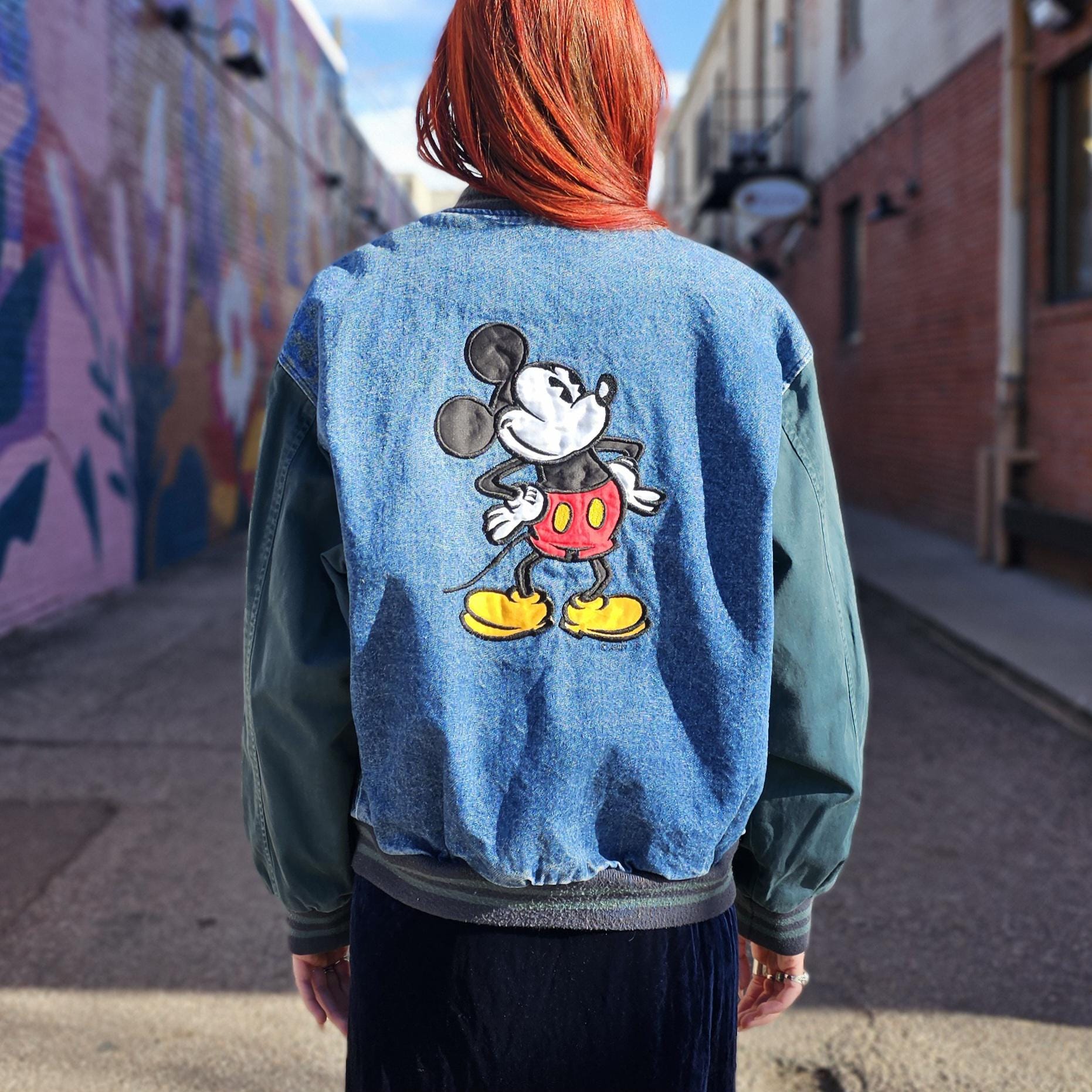 Mickey Mouse Varsity Jacket Vintage - Etsy