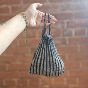 1920s Antique Beaded Flapper Evening Bag