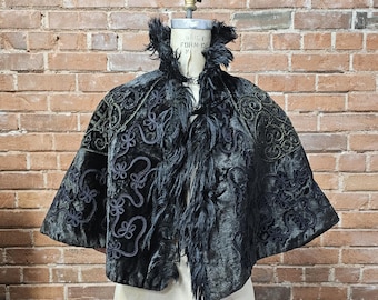 Victorian Beaded Velvet Cape