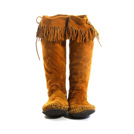 vintage moccasin boots