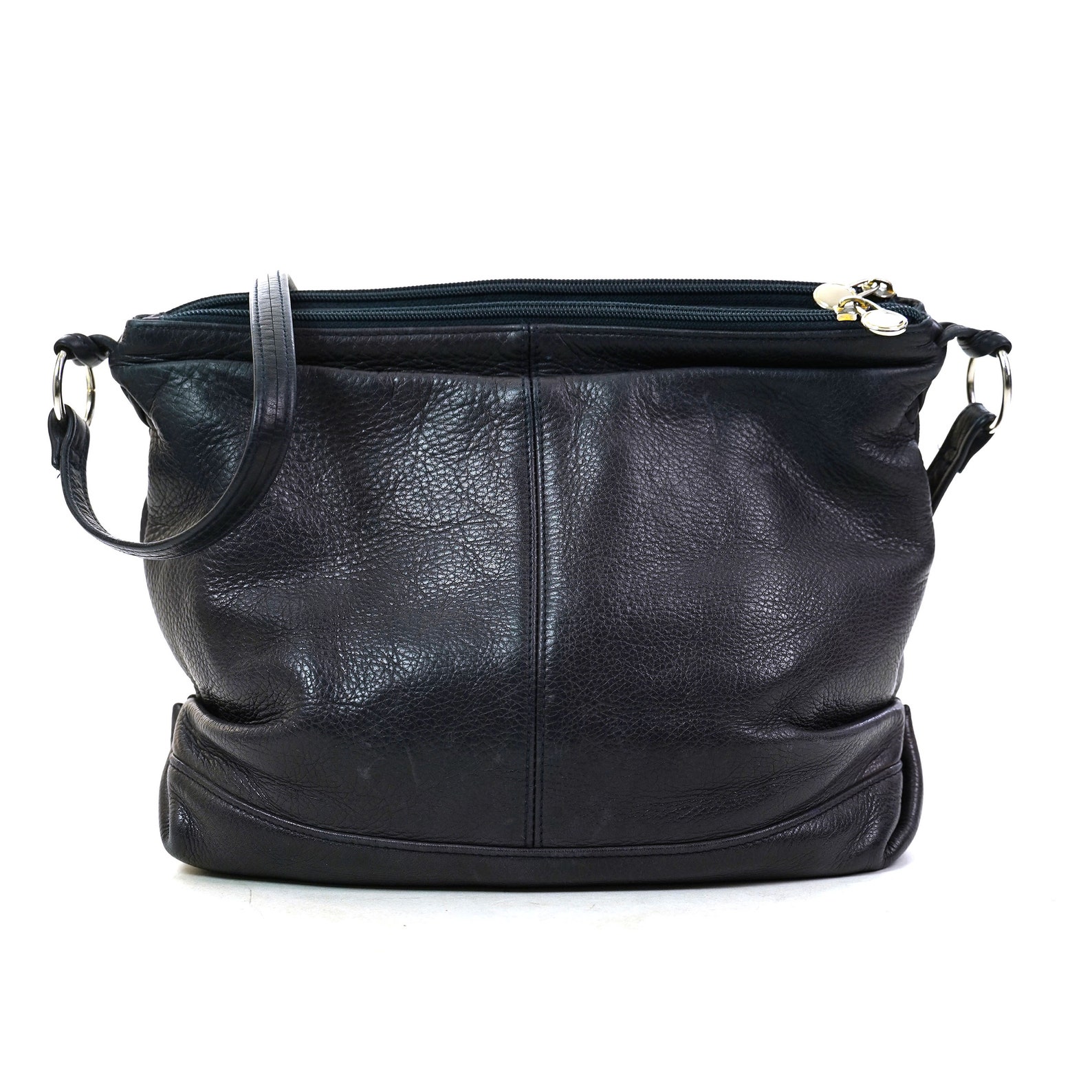 Tignanello Leather Hobo Bag with Long Shoulder Strap Vintage | Etsy
