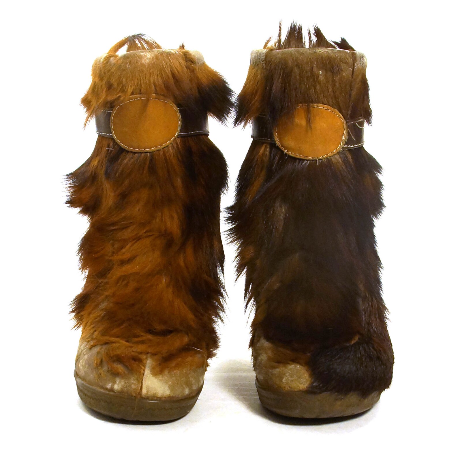 Italian Goat Hair Boots Vintage 70s Hair on Hide Winter Boots Etsy