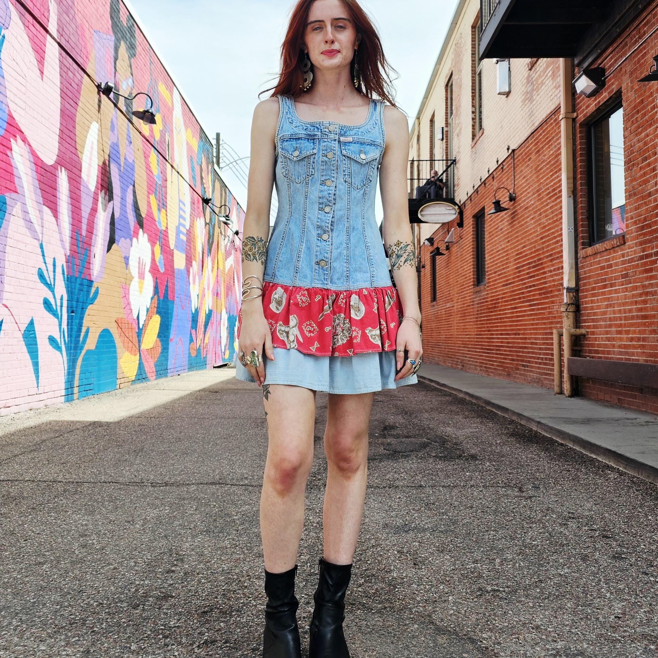 Vintage Denim Guess Dresses - Etsy display picture 1