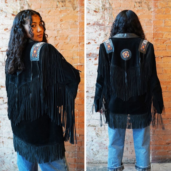 black fringe jackets