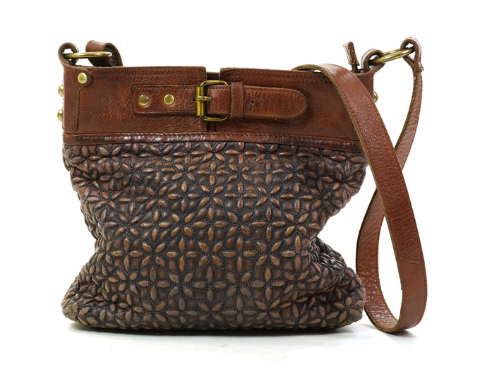 Quilted Faux Leather Hobo Bag