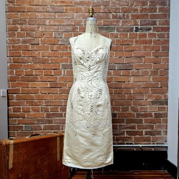 50s Ivory Wedding Dress or Mother of the Bride Canada
