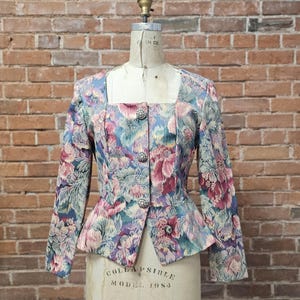 Vintage 80s Tapestry Blazer