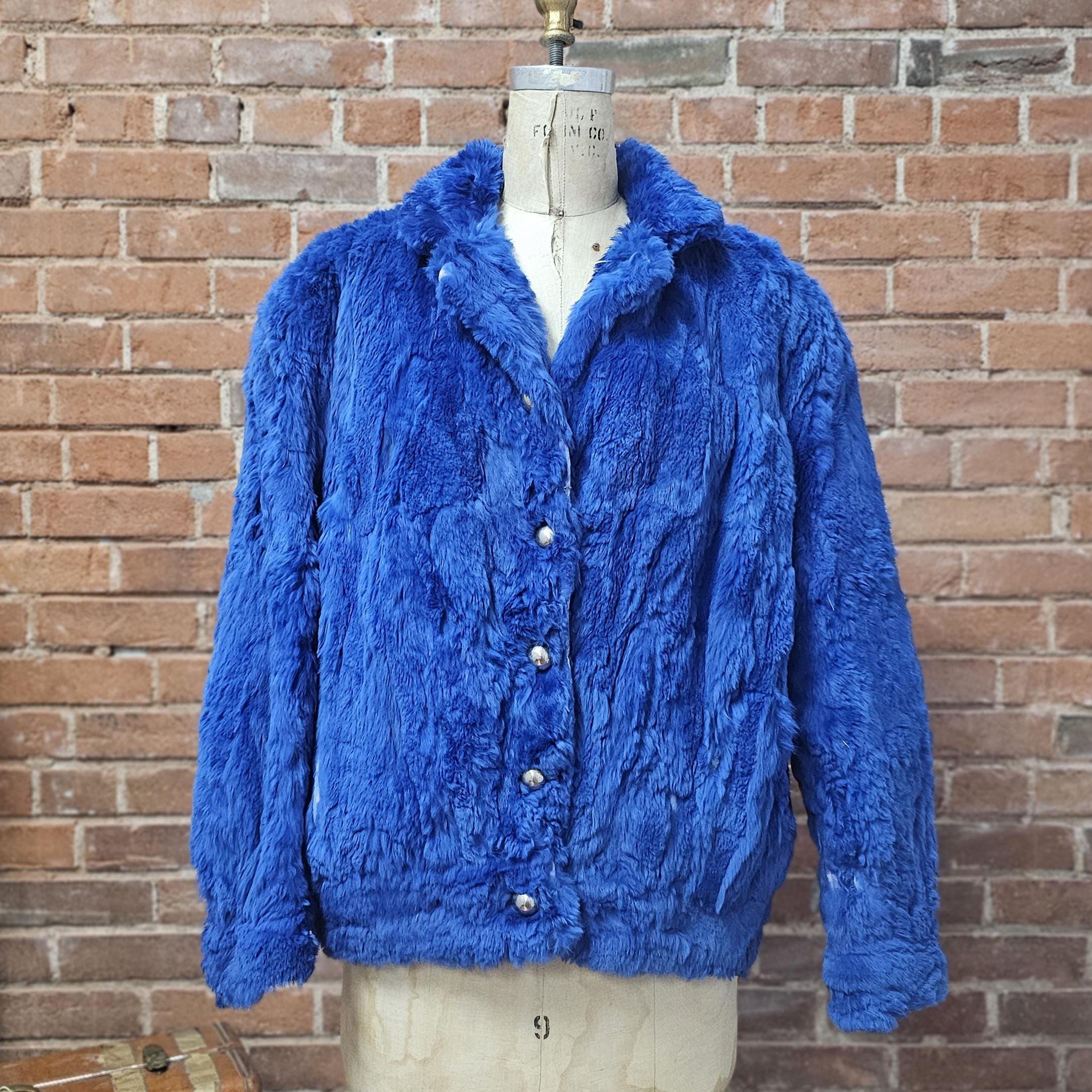 ジャケット・アウター 80S Vintage Fur Jacket Vintage 80's 90's Faux Fur Coat Jacket Women Winter Coat