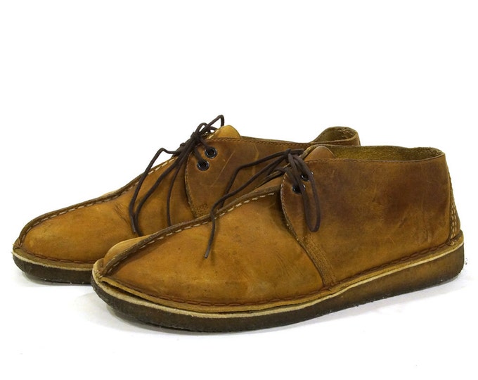 Clarks Leather Desert Boots in Walnut Brown / Men's Size - Etsy