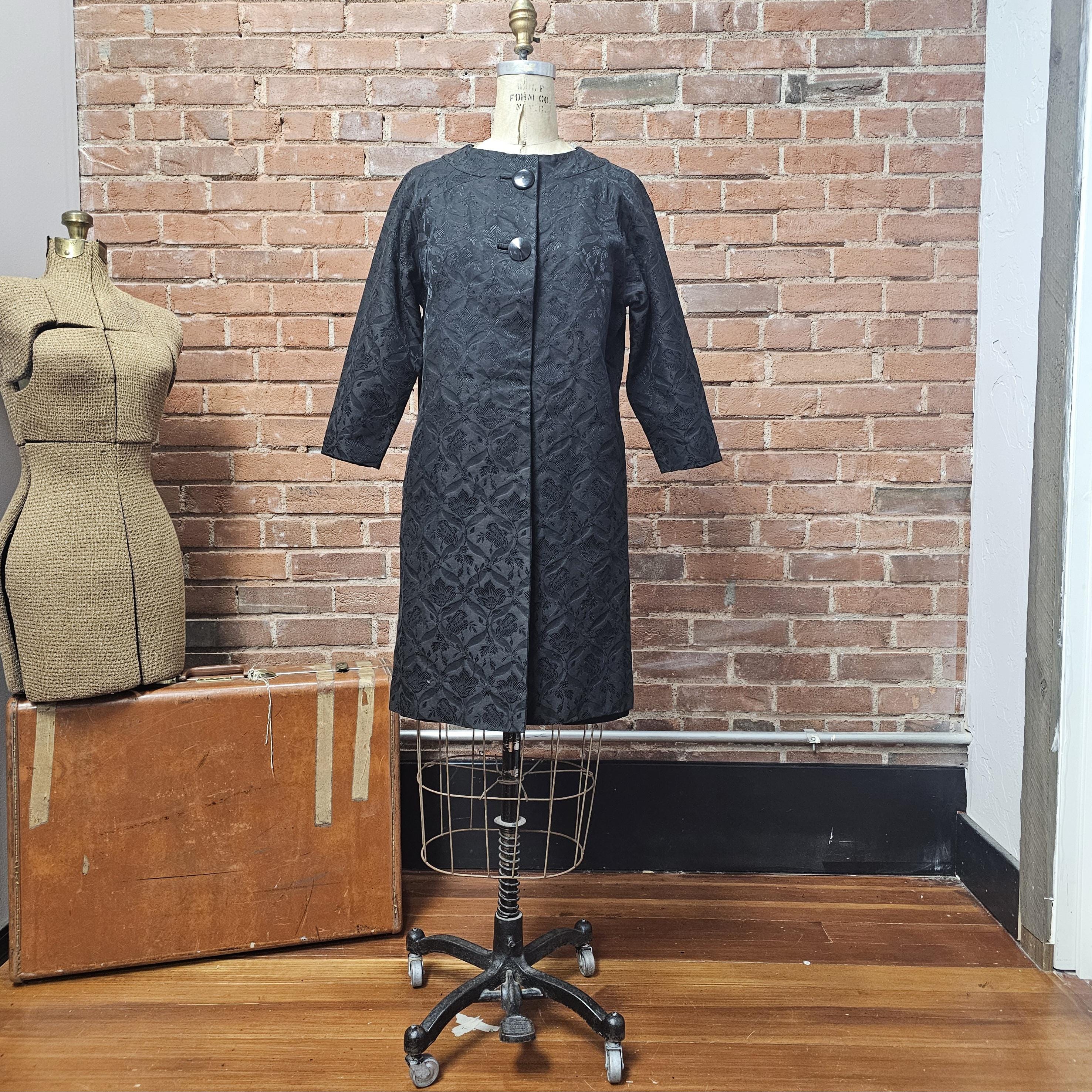 Silk Swing Coat 50's - Etsy