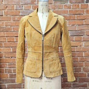 ヴィンテージ 1990年代 Chicos スエードレザージャケット / 秋