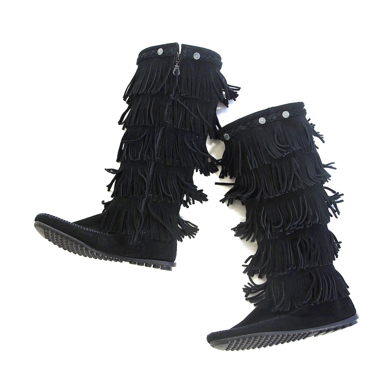 tall moccasin boots