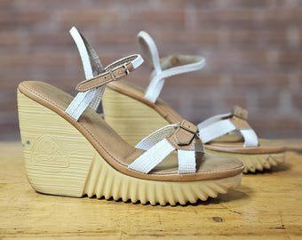 Vintage 70's 80's Cherokee of California Platform Sandals Women's