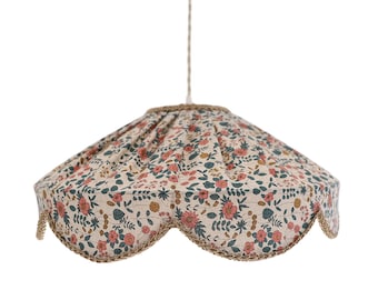 Bloemvormige hanglamp "Cosette English Garden"