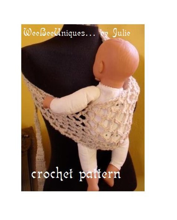 crochet baby sling