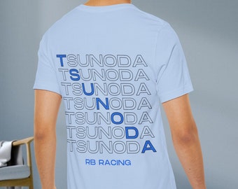Yuki Tsunoda F1 Racing Shirt, Red Bull RB Team Tee