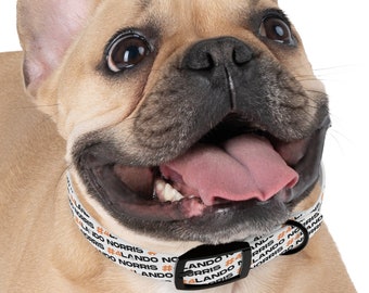 Lando Norris Formula One Collar: Gear Up Your Pup for the Race! McLaren Dog Collar