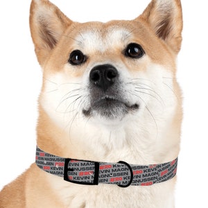 Kevin Magnussen Formula One Collar: Gear Up Your Pup for the Race! Haas Dog Collar image 1