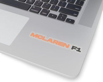 Pegatinas para fanáticos de Fórmula Uno Mclaren / Etiqueta de regalo para fanáticos de F1