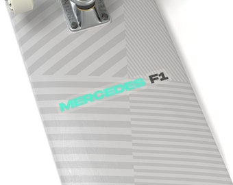Pegatinas para fanáticos de Mercedes de Fórmula Uno / Etiqueta de regalo para fanáticos de F1