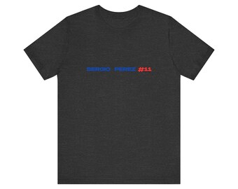 Camiseta de Sergio Pérez #11, camiseta de Fórmula 1