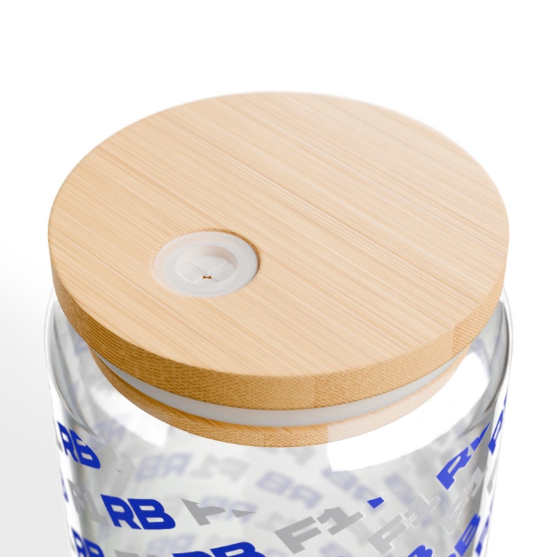 Red Bull Racing Glass Tumbler - Formula 1 Fan Gift, 16oz image 4
