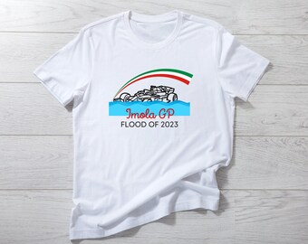 Camiseta italiana GP Imola / Camisa de carrera de fórmula retro / Regalo F1 / Imola Motorsport Lover #2 / Camiseta de algodón unisex