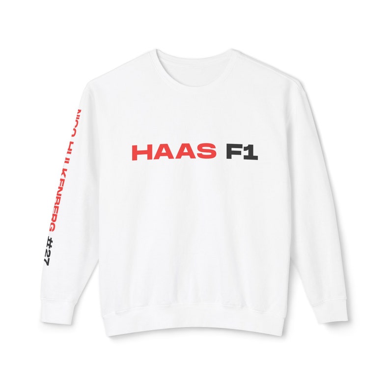 Sudadera Nico Hulkenberg #27 Haas: Manténgase abrigado con estilo de carreras / F1 Fan Gear imagen 1
