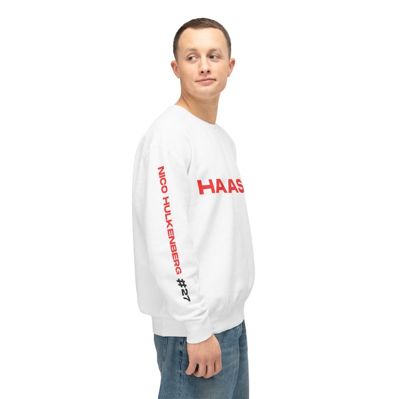 Sudadera Nico Hulkenberg #27 Haas: Manténgase abrigado con estilo de carreras / F1 Fan Gear imagen 3