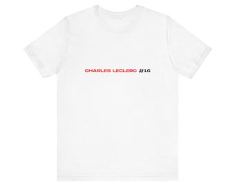 Camiseta del Ferrari #16 de Charles Leclerc