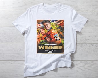 Camiseta gráfica Lando Norris Miami Win, camiseta McLaren F1