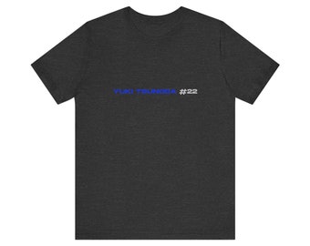 Camiseta de carreras Yuki Tsunoda #22, camiseta de coche de Fórmula 1