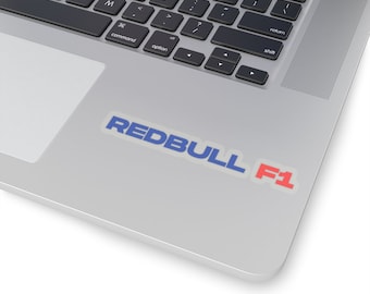 Pegatinas para fanáticos de Fórmula Uno Red Bull / Etiqueta de regalo para fanáticos de F1