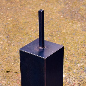 Modern Steel Toilet Brush: Handmade Minimalist Bathroom Cleaner