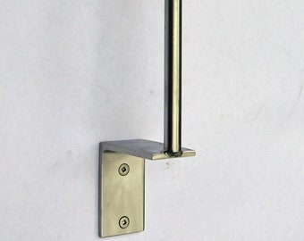 Minimalist Steel Paper Towel Holder: Wall-Mounted Kitchen Dispenser