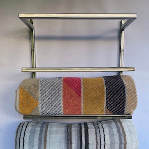 TOWEL RACK KITCHEN #3 for Kitchen or Bath, Stainless Steel Towel Bar, Minimal and Modern Design for Modern Home