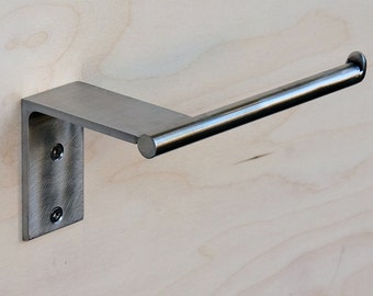 Modern Steel Toilet Paper Holder #1 , Minimal and Sleek Design for Modern Bathrooms