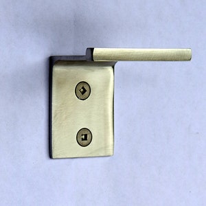 Steel Towel Hook #2, Towel Hanger for Kitchen or Bath, Modern and Minimal Design Robe Hook