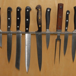 Kitchen Knife Rack, Modern, Sleek, Minimal, Modern Design, Knife Holder, Stainless Steel