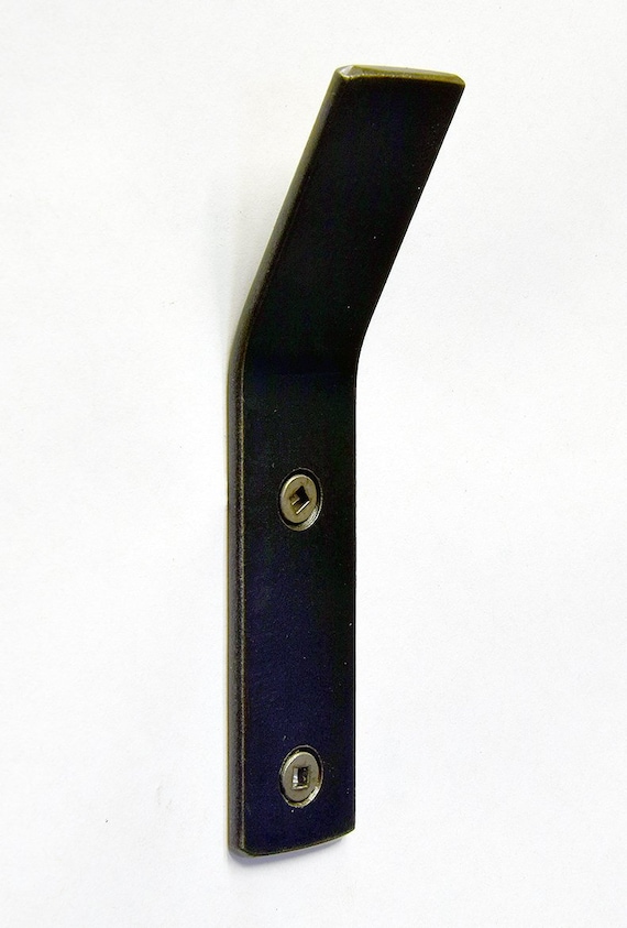 Minimalist Steel Towel Hook: Handmade Robe Hanger