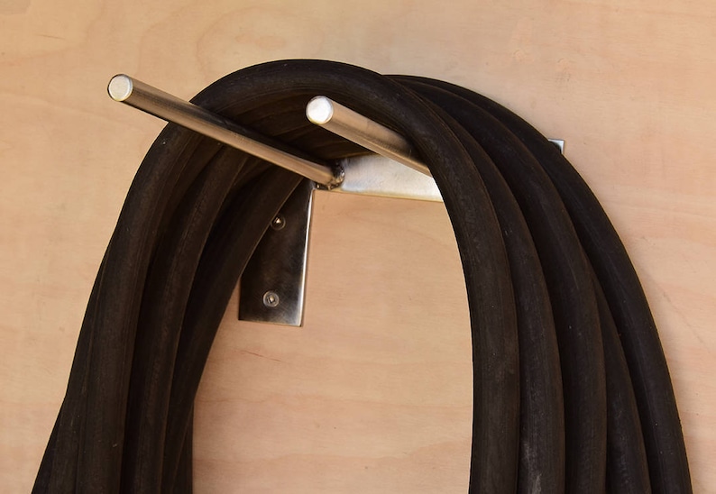 Minimal Design Hose Holder made Of Stainless Steel Modern Outdoor Hose Rack